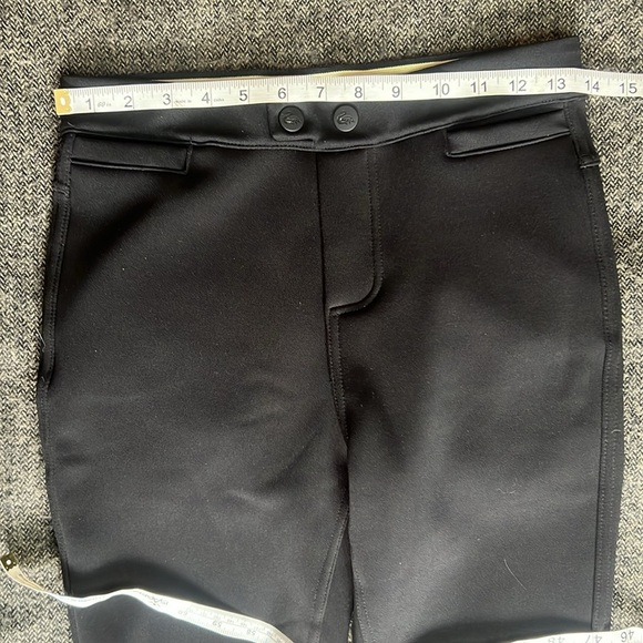 Amazing quality fleece lined stretchy structured black pants - Picture 3 of 9